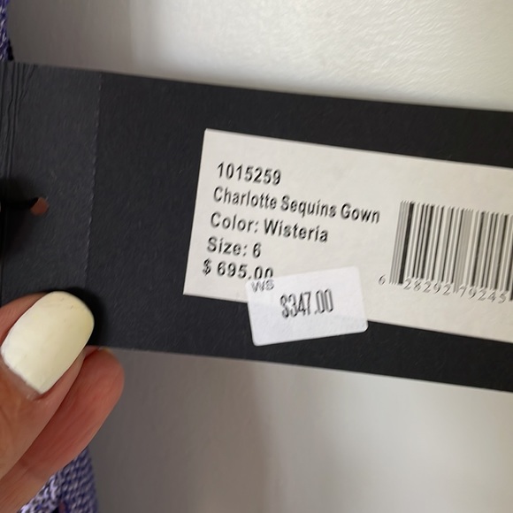 Charlotte sequence gown. Brand new sold out sexy backless gown in lavender. - Picture 9 of 9